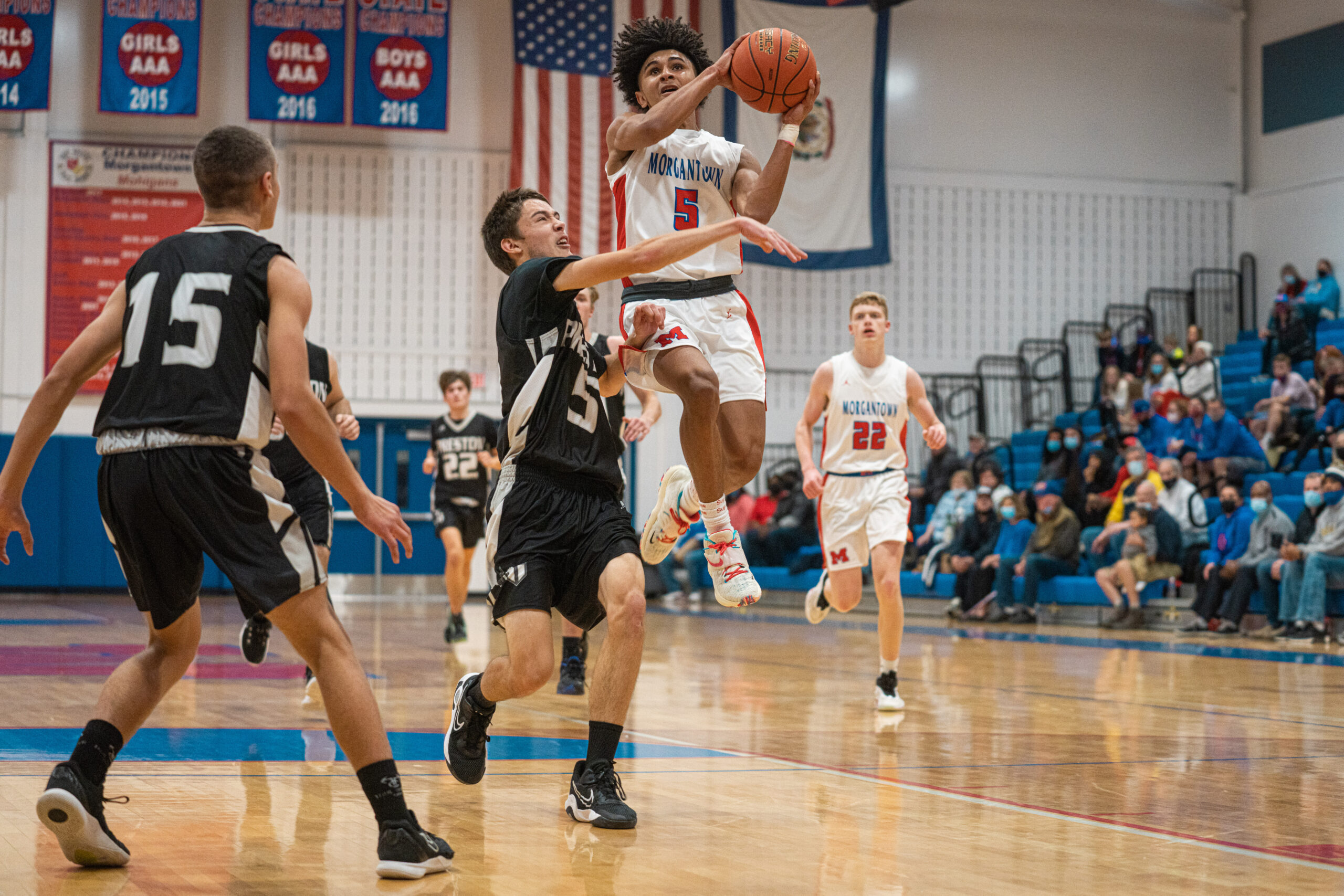 Morgantown out-quicks Preston on way to 102-40 win